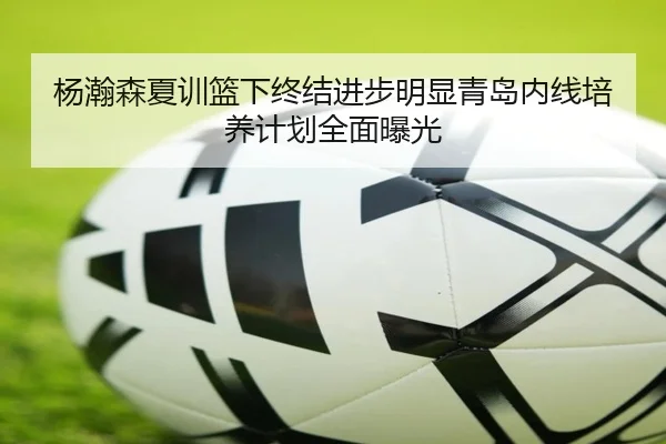 杨瀚森夏训篮下终结进步明显青岛内线培养计划全面曝光